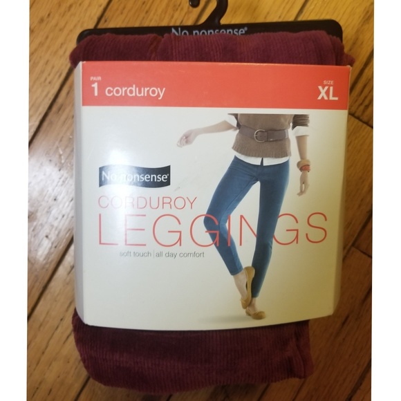 No Nonsense Pants - NWT XL Corduroy Leggings